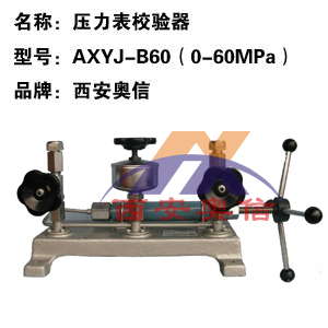  高压压力校验器AXYJ-B60/0-60Mpa 压力表校验器 